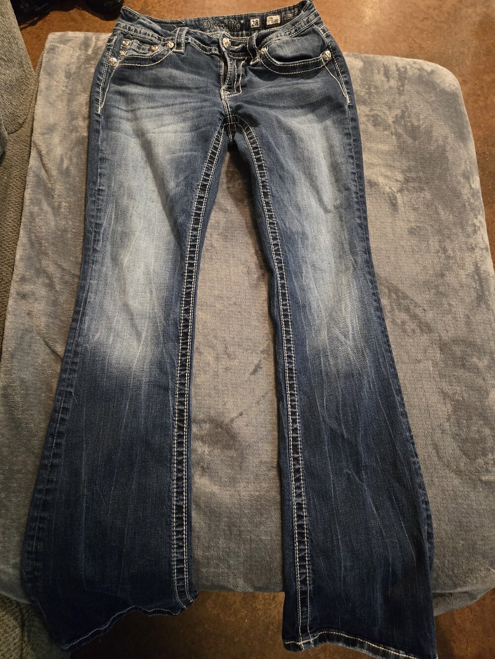 Miss Me Women's Dark Blue Bootcut Jeans